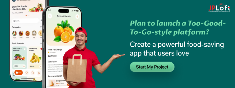 Plan to launch a Too-Good-To-Go-style platform